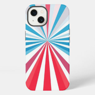 Red, Blue, and Grey Pattern Mobile  iPhone 13 Case