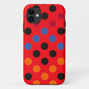 Red, Blue and Orange iPhone 5 Case