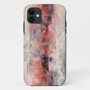 Red & Blue Brushstroke Abstract iPhone 11 Case