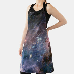 Red & Blue Carina Nebula Hubble Telescope Apron