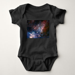 Red & Blue Carina Nebula Hubble Telescope Baby Bodysuit