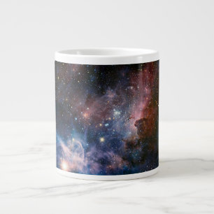 Red & Blue Carina Nebula Hubble Telescope Large Coffee Mug