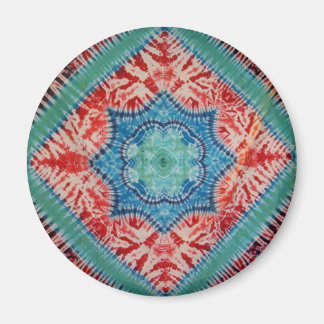 Red/ Blue/ Green Tie Dye Magnet