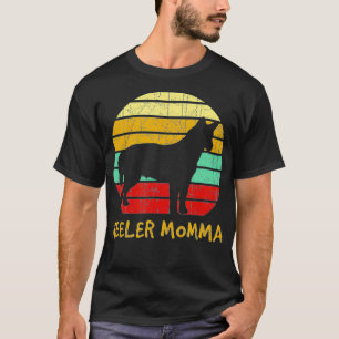 Red Blue Heeler Momma Gift Mum Australian Cattle D T-Shirt