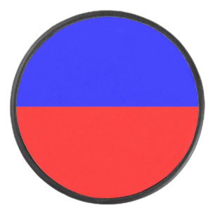 Red & Blue Hockey Puck
