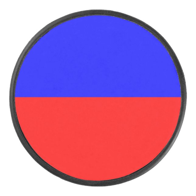 Red & Blue Hockey Puck (Front)