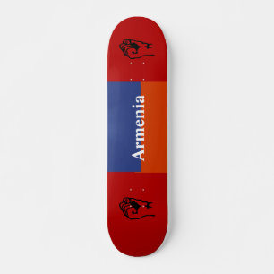 Red Blue Orange Skateboard