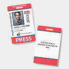 Red Blue Photo & Logo Press ID