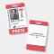 Red Blue Photo & Logo Press ID