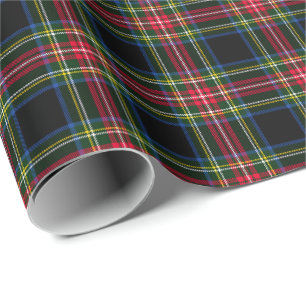 Red & Blue Plaid Wrapping Paper