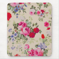 Red & Blue Roses Flower Collage