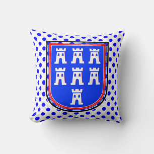 Red Blue Saxonian Sign Cushion