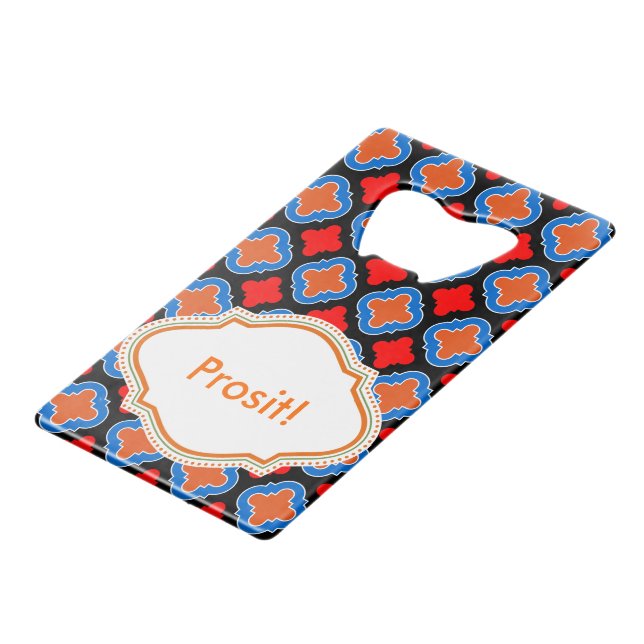 Red blue Tile (Front Angled)
