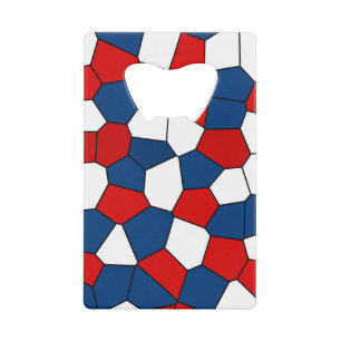 Red Blue White Pattern