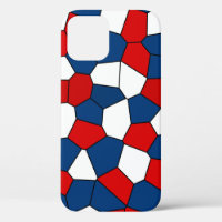 Red Blue White Pattern