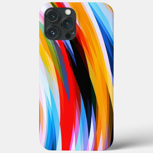 Red Blue Yellow Black Case-Mate iPhone Case (Back)