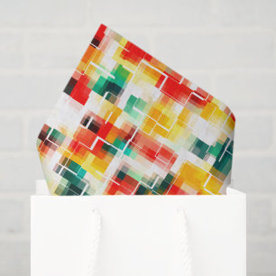 Red Blue Yellow Tissue Paper