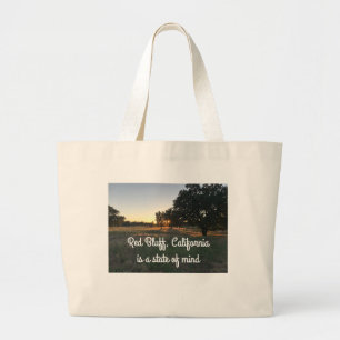 Red Bluff California Tote Bag with Scenic Images