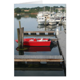 Red boat at Gloucester