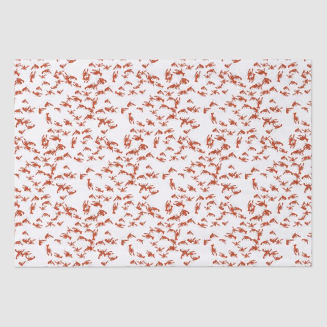 Red Boiled Crawfish Tissue Paper (Front)