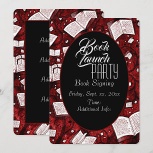 Red Book Launch Party Invitation