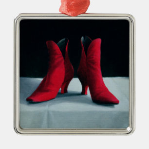 Red Boots 1995 Metal Tree Decoration