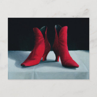 Red Boots 1995 Postcard