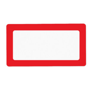 Red border blank