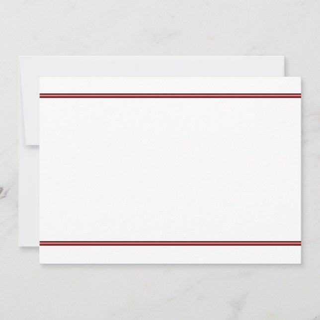 Red Border Invitation (Front)
