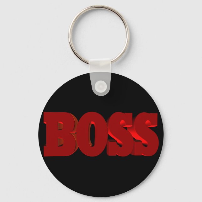 Red Boss Key Ring (Front)