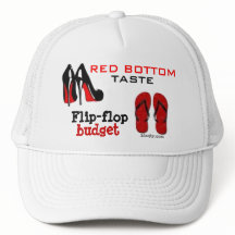 Red bottom hat