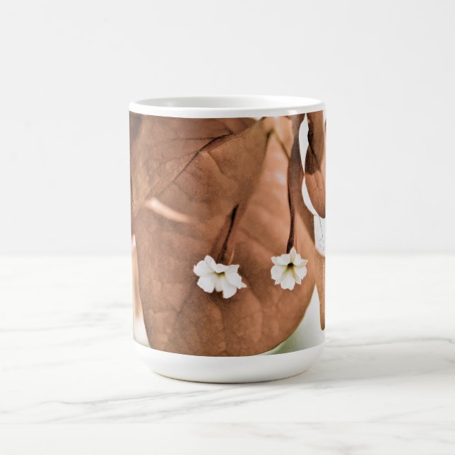 Red Bougainvillea Coffee Mug (Center)