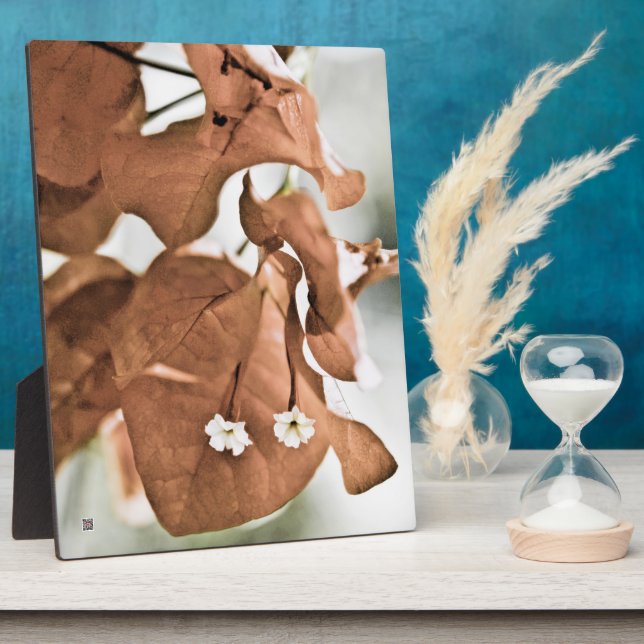 Red Bougainvillea Plaque (Side)