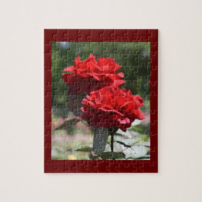 Red Bouquet Puzzle (Vertical)