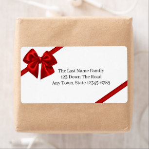 Red Bow and Ribbon Shipping