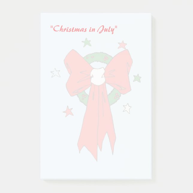 Red Bow - Notes (Front)