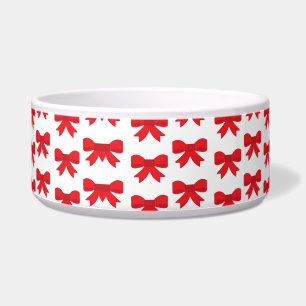 Red Bows Dog