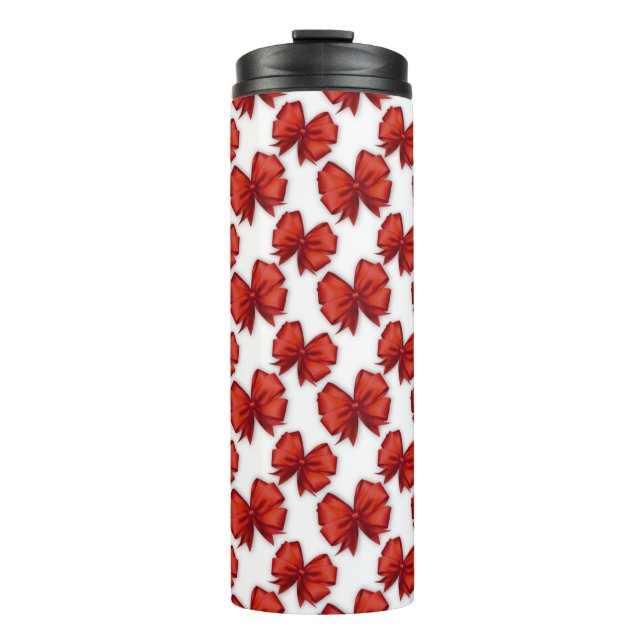 Red Bows Thermal Tumbler (Front)