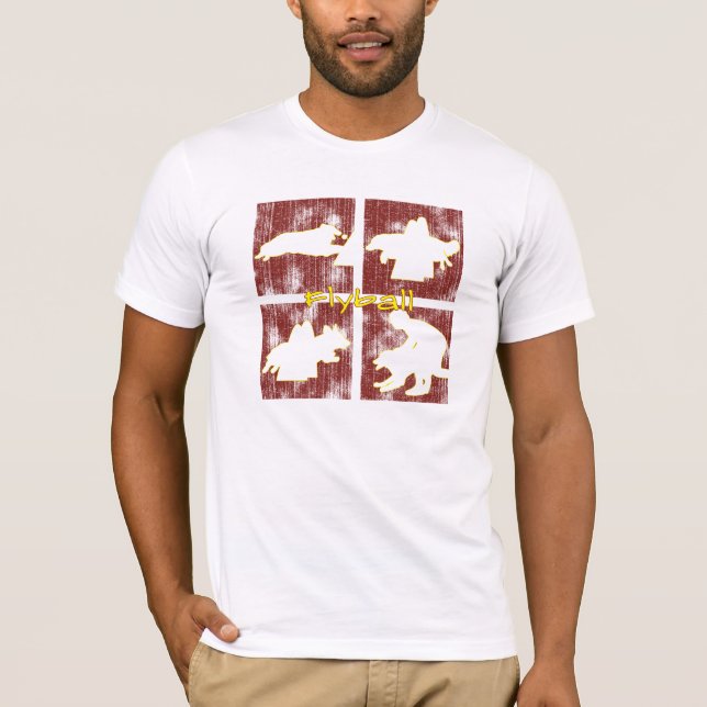 Red Boxes Flyball Tee Shirt (Front)