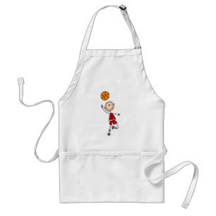 Red Boy Basketball Player t-shirts and Gifts Standard Apron