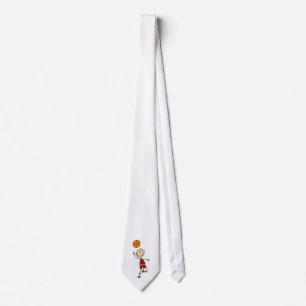 Red Boy Basketball Player t-shirts and Gifts Tie