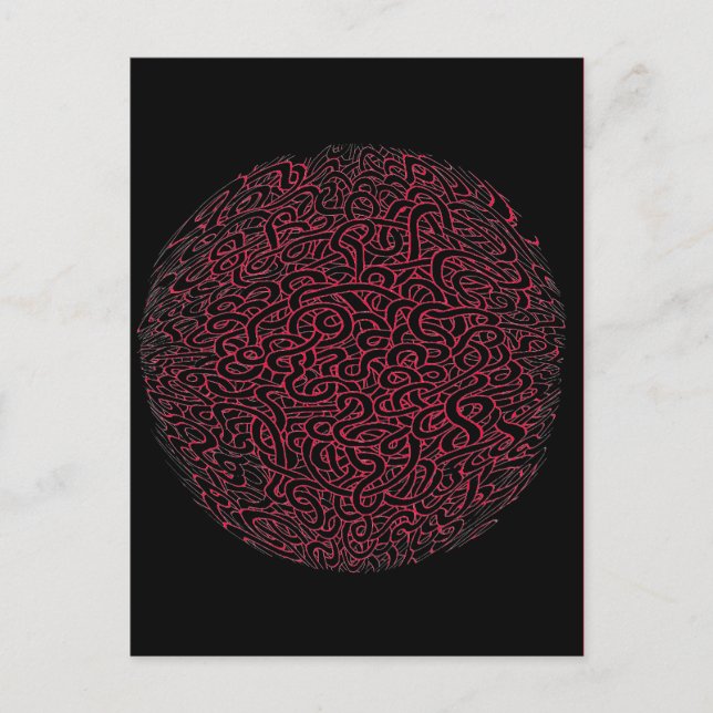 Red Brain Postcard (Front)