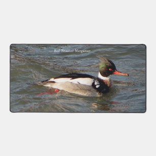 Red Breasted Merganser desk mat