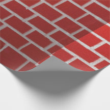 Red brick chimney look
