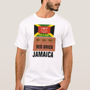 RED BRICK. JMT Men's Basic T-Shirt