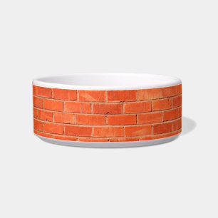 Red Brick Pattern Bowl