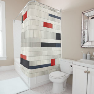 Red Brick Shower Curtain