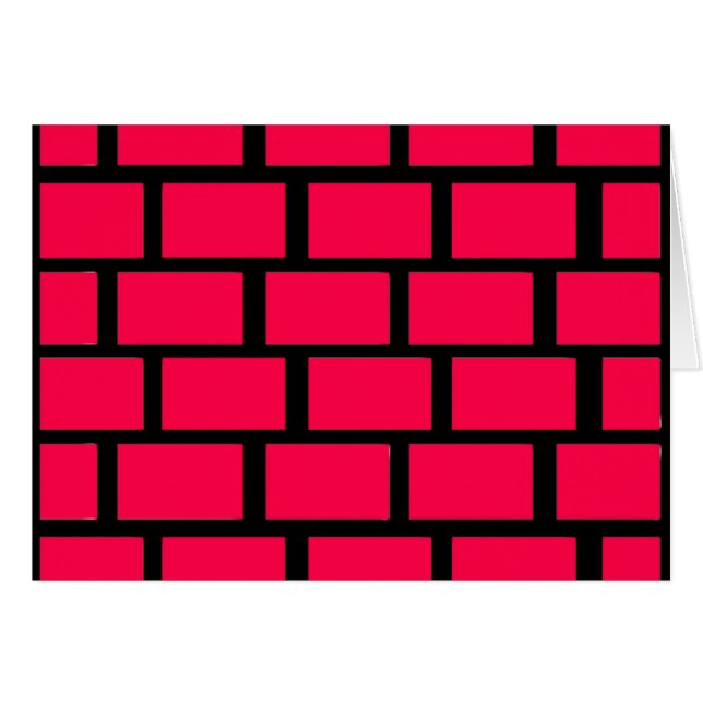 RED BRICK WALL (Front Horizontal)