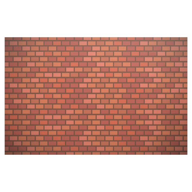 Red brick wall fabric (Yard)