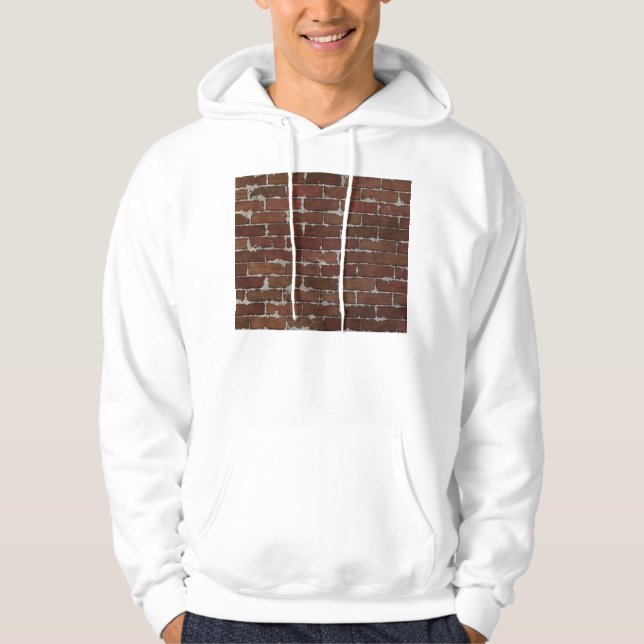 Red Brick Wall Hoodie (Front)
